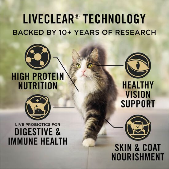 LiveClear Chicken and Rice Dry Cat Food, 1.59 kg Image NaN