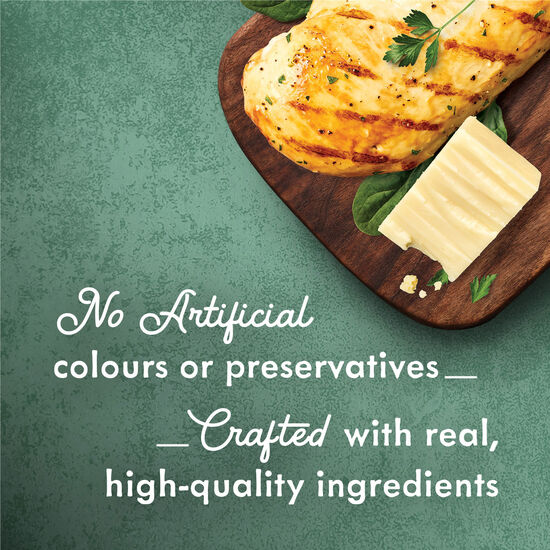 Blanc de poulet florentine en pâté Image NaN