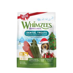 Holiday Medium Dental Chews Dog Treats