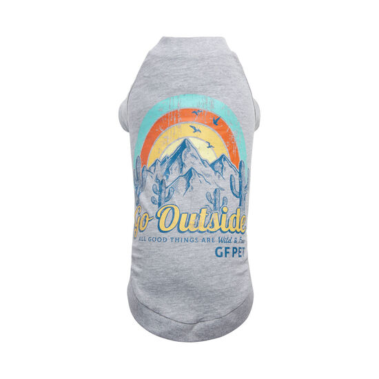 Heather Grey Graphic Tee for Dogs Image NaN