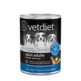 White fish wet food for adult dog