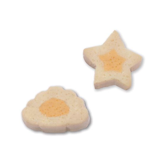 G&acirc;teries molles Creamy Bitz au poulet et p&eacute;toncles pour chats Image NaN