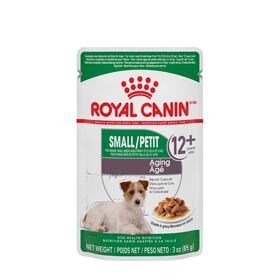 Size Health Nutrition™ Small Aging 12+  Chunks in Gravy Pouch Dog Food