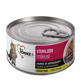 P&acirc;t&eacute; St&eacute;rilis&eacute; au poulet pour chat adulte