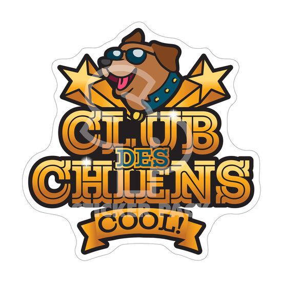 Cool Dogs Club Sticker Image NaN