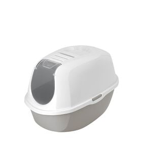 Smart Cat Closed Recycled Litterbox, Grey