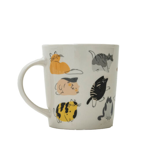 Porcelaine Mug, Cats Image NaN