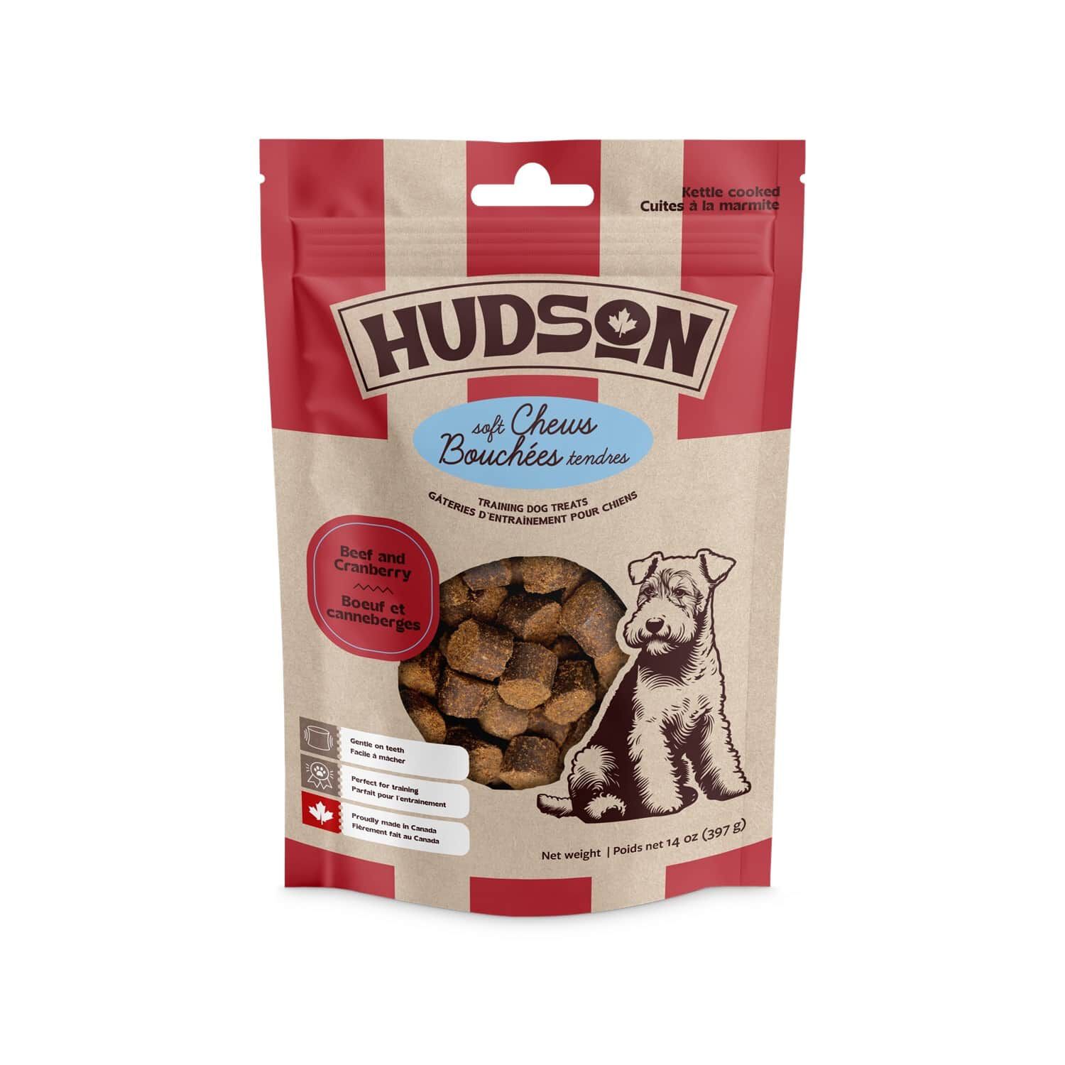 Soft Chews with Beef and Cranberries, 397 g HUDSON | Mondou