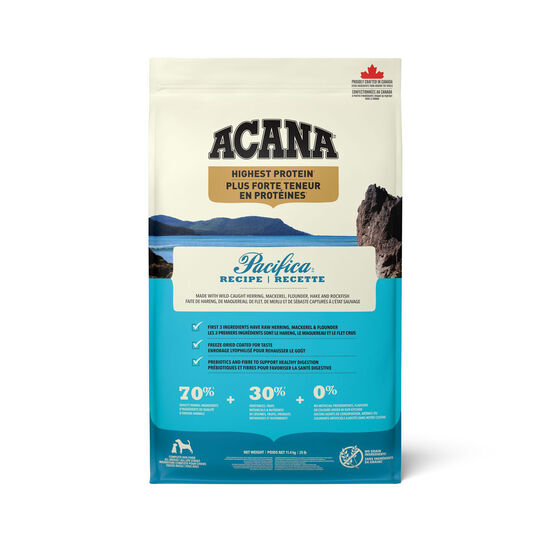 Highest Protein Pacifica Dry Dog Food Recipe, 11.4 kg Image NaN