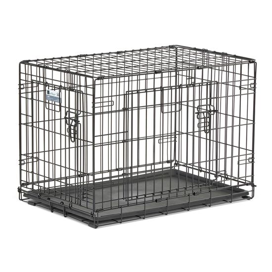 Cage pliante &agrave; deux portes pour chiens Image 2.0