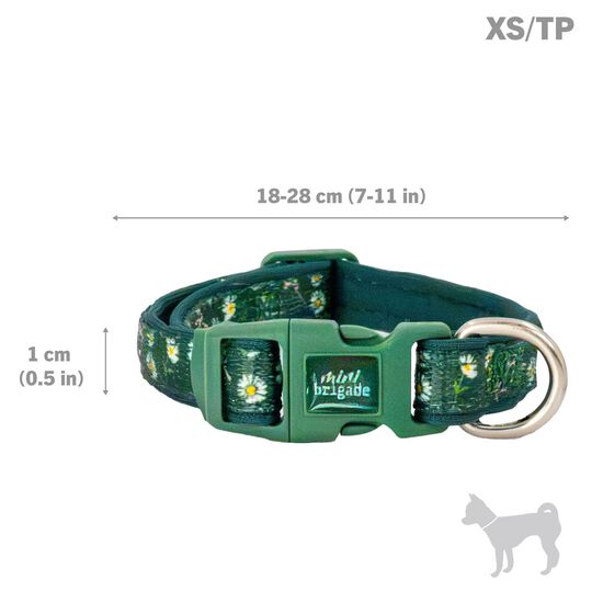 Mini collier en nylon pour chiens, Fleurs de For&ecirc;t Image NaN