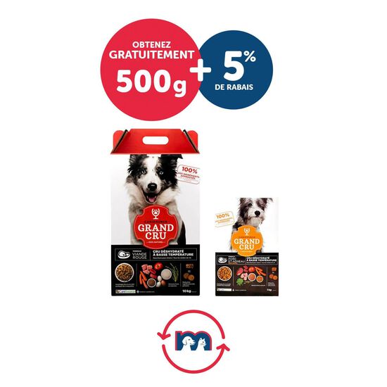 Forfait CaniSource Grand Cru Formule viande rouge pour chien Image NaN