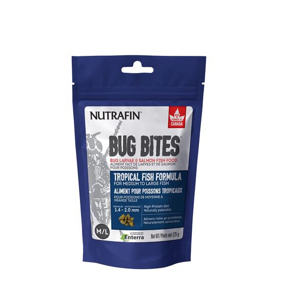 Bug Bites Tropical formula, medium to large fish Image NaN