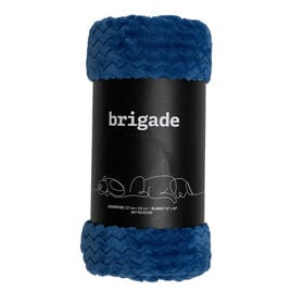 Ultra-soft Jacquard Fleece Blanket, Blue