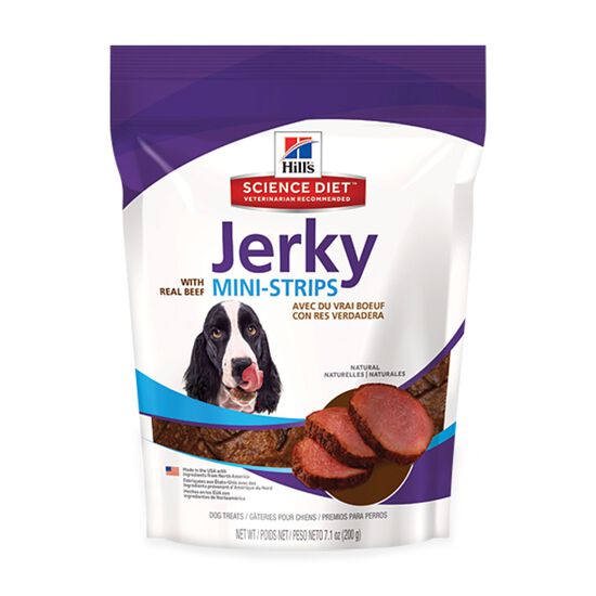 Gâteries « Mini-Strips » Jerky au bœuf pour chiens, 200 g Image NaN