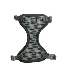 Adjustable mesh cat harness, fishes
