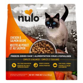 Chicken and Salmon Freeze-Dried Raw Food for Cats, 156 g