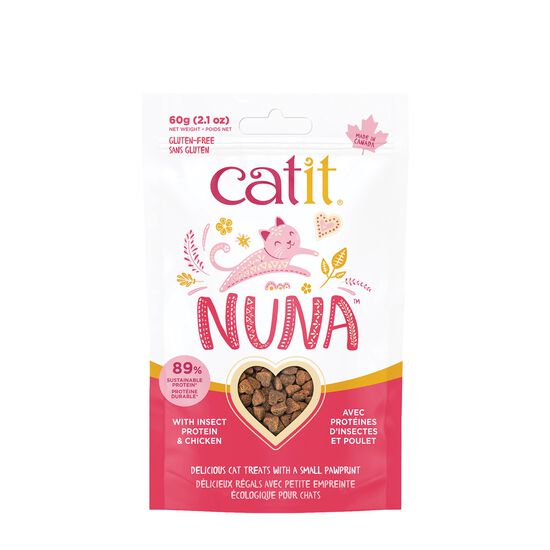 Nuna treats with insect protein medley & chicken for cats Image NaN