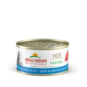 Atlantic tuna in broth for adult cats