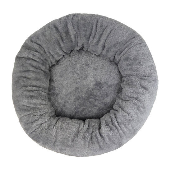 Lit rond en fourrure pour animaux Image NaN