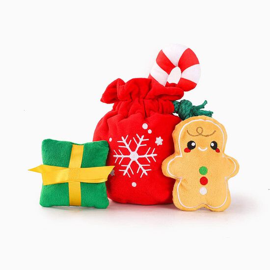 Jouet en peluche couineur sac-cadeau pour chiens Image 2.0