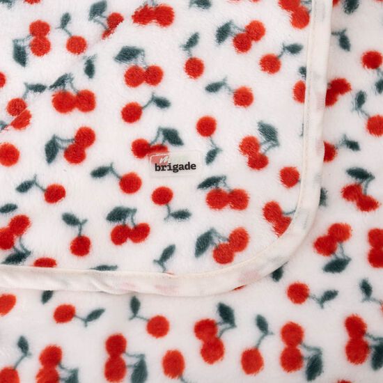 Couverture peluche pour animaux, Cerises Image NaN