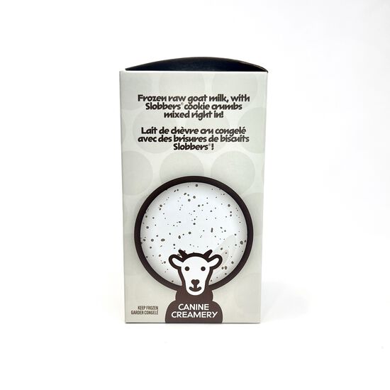 Yogourt glacé au lait de chèvre « Frozen Goat » au biscuits et crème pour chiens Image NaN