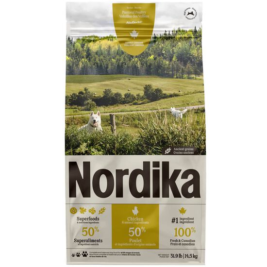 Nourriture s&egrave;che Nature Volailles des vall&eacute;es pour chiens, 14,5 kg Image NaN