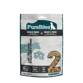 Freeze Dried Beef and Cheese Dog Treats, 120 g