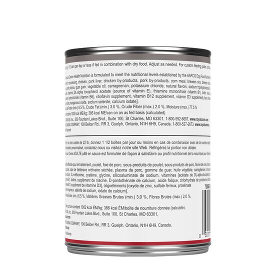 Canine Health Nutrition™ Adult Loaf in Sauce Canned Dog Food Image NaN