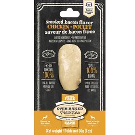 G&acirc;teries filet de poulet saveur bacon pour chiens