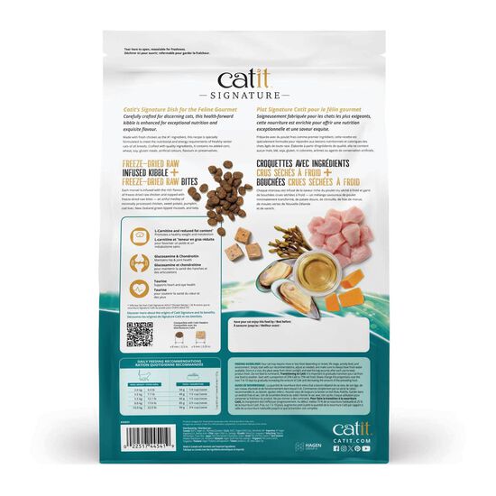 Signature Chicken Freeze-Dried Raw Nutrition for Senior Cats, 4.5 kg Image NaN