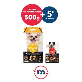 Forfait CaniSource Grand Cru Formule sans grains poulet et canard pour chien
