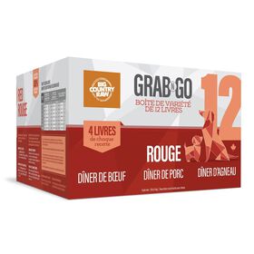 Boîte variété pour chiens, bœuf, porc et agneau