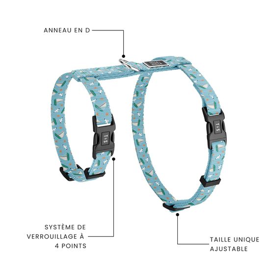 Harnais r&eacute;glable pour chats Image NaN