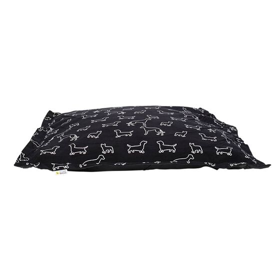 Cloud Pillow Cover, Black Image NaN