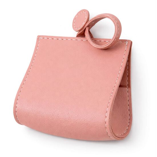Poop Bag Dispenser, Pink Pleather Image NaN