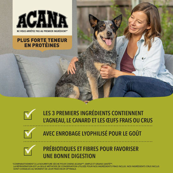 Recette Grasslands Plus forte teneur en protéines pour chiens, 6 kg Image NaN