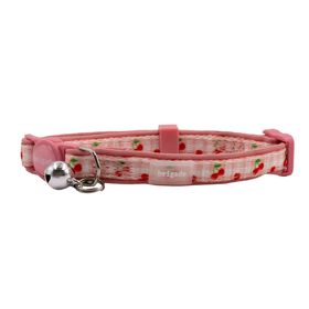 Collier en neoprene pour chats, Cerises