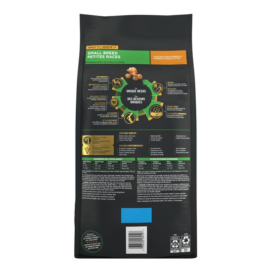 Specialized Shredded Blend Chicken and Rice Formula Dry Food for Small Breed Adult 7+ Dogs, 2.72 kg Image NaN