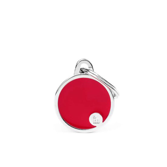 M&eacute;daille cercle rouge pour chats Image NaN