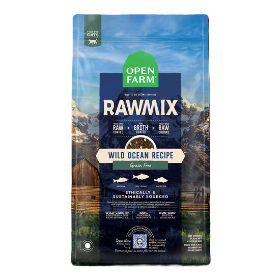 RawMix Wild Ocean Recipe Grain Free Dry Cat Food, 3.63 kg Image NaN