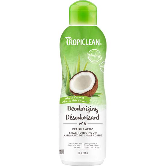 Aloe and Coconut Deodorizing Shampoo for Pets, 591 ml Image NaN