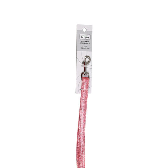 Mini laisse pour chiens, Rose scintillant Image NaN