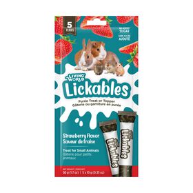Strawberry Flavor Lickables Treats for Small Animals