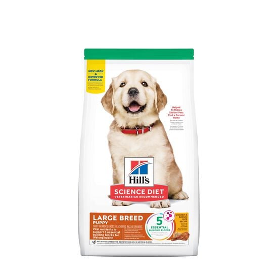 Puppy Large Breed Chicken Meal & Oats Dry Food, 12.47 kg Image NaN