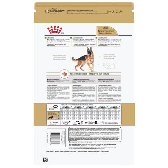 Nourriture s&egrave;che pour chiens adultes de race Berger Allemand Image NaN