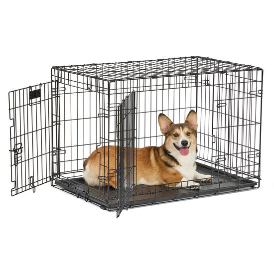 Two Door Folding Crate for Dogs Image 1.0