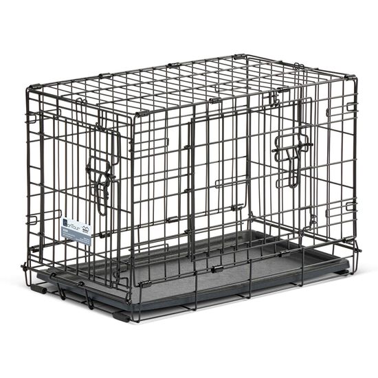Cage pliante &agrave; deux portes pour chiens Image 2.0