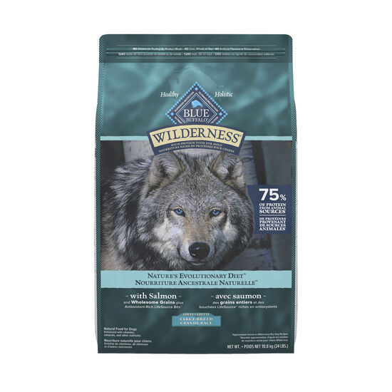 High-protein Salmon Dry Food for Large Breed Dogs, 10.8 kg Image NaN